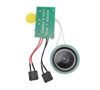 Sxhlseller 120 Seconds Recordable Sound Module with Speaker, Push Button Voice Recorder Chip for Greeting Card, Gift Box, Toy, Custom Music Playback DIY Projects