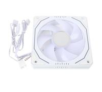 Sxhlseller 120mm ARGB PWM CPU Cooling Fan | 800-1800RPM Adjustable Speed for PC Cases, Quiet Forward Blade with Anti-Vibration Pads (Normal Airflow Fan)
