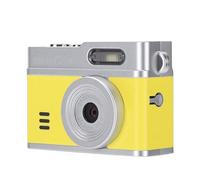 Sxhlseller 12MP Digital Camera, 1080P Video Recording Camera with 0.96 Inch Screen and LED Fill Light for Travel VLOG Photography (yellow)