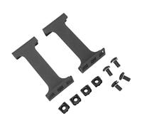 Sxhlseller 1U Server Rack Depth Extender, 4 Inch Recessed Rack Mount Adapter Kit for 19 Inch Network Cabinets Made of Aluminum Alloy for Better Heat Dissipation