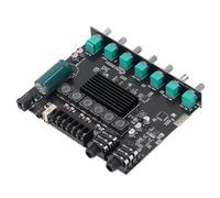 Sxhlseller 2.1 Channel Amplifier Module with Mic Support for Sound Card DC12-24V, Dual Channel Stereo Power Amplifier Board for Home Entertainment System