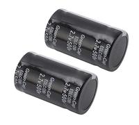 Sxhlseller 2.7V 500F Car Capacitor 2Pcs Reliable Energy Storage for Automotive Rectifier Practical Solution Black