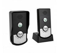 Sxhlseller 2 Way Wireless Intercom System with Full Duplex, 1000mAh Rechargeable Long Range 500M Walkie Talkie, Auto Answer One Key Broadcast for Home Office Hotel (Black)