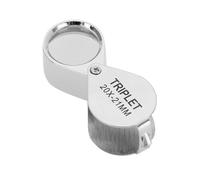 Sxhlseller 20X Pocket Magnifier Folding Loupe with Metal Body for Jewelry