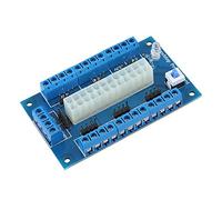 Sxhlseller 24/20Pin ATX Power Supply Module, Bench Top Power Board Adapter with Lock Button Switch and Indicator, For Computer PC Motherboard Testing and Repair