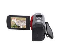 Sxhlseller 24MP Video Camera, 1080P Portable Digital Camera with 18X Zoom, 3.0 Inch Rotating Screen, NightVision, Featuring Electronic Image Stabilization (Red)