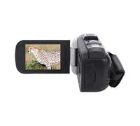 Sxhlseller 24MP Video Camera, 1080P Portable Digital Camera with 18X Zoom, 3.0 Inch Rotating Screen, NightVision, Featuring Electronic Image Stabilization (Silver Gray)