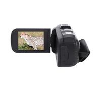 Sxhlseller 24MP Video Camera, 1080P Portable Digital Camera with 18X Zoom, 3.0 Inch Rotating Screen, NightVision, Featuring Electronic Image Stabilization (Black)