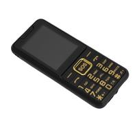 Sxhlseller 2G Big Button Cell Phone with 2.6in HD Screen Voice Announcement Dual SIM 0.3MP Camera SOS Flashlight BT FM Elderly Friendly Mobile Phone (Black)