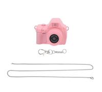 Sxhlseller 2K Digital Camera, Retro Keychain Camera with 1.47 Inch LCD Display and LED Light for Teens Students Travel (Pink)