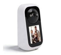 Sxhlseller 2K Security Camera, Indoor Camera with 2.8 Inch HD Color Screen 2 Way Talk Human Detection APP, with Physical Privacy Masking, for Home Security