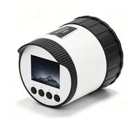 Sxhlseller 2K WiFi Telescope Eyepiece Camera, 16MP WiFi Telescope Microscope with 2" Screen, 230min Battery, Universal for 36-73mm Microscopes and Telescopes, Real Time View on Phone (64GB)