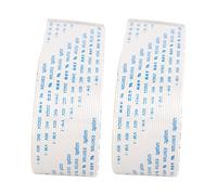 Sxhlseller 2Pcs FFC Flexible Flat Cable for XP600 Printers, 30cm Ribbon Data Wire with Tinned Copper Conductors for High Speed Transmission and PET Insulation Material (60cm)