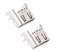 Sxhlseller 2PCS Reliable Game Console HD Port Socket, Metal Interface Connector for 1000/1100/1200 Consoles, Restores Optimal Display Performance