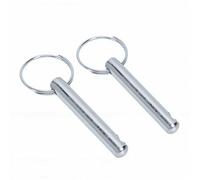 Sxhlseller 2PCS Weight Stack Pins, 8mm Diameter Stainless Steel Gym Replacement Pin with 1.6 Inch Effective Stroke for Strength Training Equipment Accessories