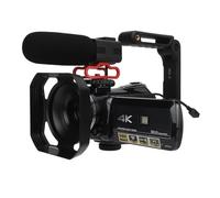 Sxhlseller 30fps 4K Ultra HD 30MP Vlogging Camera for YouTube, 32x Digital Zoom Camcorder Video Recorder with 3.0in IPS Rotation Touchscreen,IR Night Vision,Mic,No SD Card Included