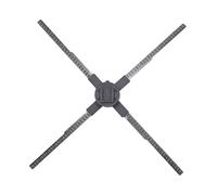 Sxhlseller 3D Hologram Fan, 23.6 Inch 4 Blade Holographic LED Fan Projector with WiFi APP Control 2000x1404 Resolution 4GB Memory Card for Advertising Display Business Bar (GB)