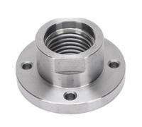 Sxhlseller 3in Lathe Headstock Spindle Adapter, 45# Steel M33 Thread Faceplate for Woodworking Lathes, 33mm Length and 71mm Width Attachment for Woodturning Projects
