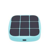 Sxhlseller 4 In 1TicTac Toe Handheld Game for Kids & Teens, Electronic Puzzle Games Console with 5 Fun Brain Memory Games, for Kids and Adults, Portable Travel for Car Ride (Cyan)