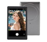 Sxhlseller 4 Inch Phone Selfie Screen, Wireless Phone Rear Back Camera, 3 Level Brightness & 180° Rotation, Magnetic Cellphone Selfie Monitor Screen for Vlog Live Stream TikTok