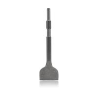 Sxhlseller 40CR Grooving Chisel Heat Treated Tile Removal Drill Bit Hex Shank Hammer Concrete Brick Stone Tool for Durability 11.02in Length (Wide Flat)