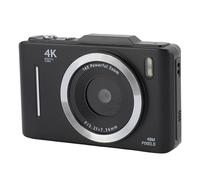 Sxhlseller 48MP 4K Digital Camera for Photography with 16X Digital Zoom, 2.8 Inch Screen, Built in Anti Shake & Autofocus Compact Travel Vlogging Camera (Black)