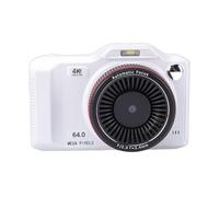 Sxhlseller 4K 64MP Digital Camera for Photography, WiFi Vlogging Camera with 18X Digital Zoom & Auto Focus Dual Cameras, Compact Travel Cameras for Beginner Teens (White)