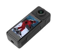 Sxhlseller 4K Camera, Ultra Wide Angle Action Camera with 270 Degree Rotatable Lens, 1.97 Inch Screen, WiFi, EIS Stabilization, for Vlogging Sports Skiing Hiking