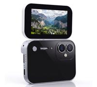 Sxhlseller 4K Digital Camera, 64MP CCD Point and Shoot Vlogging Camera (Black)