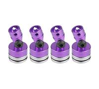 Sxhlseller 4PCS Aluminum Magnetic Body Post Mount for SCX10 4WD 1: 10 RC | Body Post, Durable Metal Casting, Easy Install, with Purple Finish for Axial SCX10 4WD