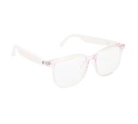 Sxhlseller 5.4 Glasses, Blue Light Bloking Clear Sound Music Playback Ai Glasses Smart Glass Remember Travel for Travel (Pink)