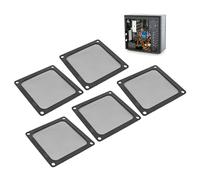 Sxhlseller 5 Pcs Dust Filter for Computer Case Fan, Tiny Aperture Nylon PC Case Dust Mesh Filter, Magnetic Frame Computer Cooler Fan Dust Mesh Grill, Supports 80mm Ventilation Holes