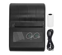 Sxhlseller 58mm Thermal Receipt Printer with Paper, 203DPI Label Maker Machine Fast Stable Transmission, USB Bluetooth Portable Printer for Small Business, Address, Barcode, Logo