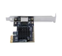 Sxhlseller 5Gbps PCIe Network Card - 10M/100M/1000M/2.5G/5Gbps for RTL8126 Chipset RJ45 Port Ethernet Adapter with Low Profile Bracket for PC Desktop Server NAS Router