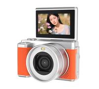 Sxhlseller 5K Digital Cameras for Photography, 80MP HD Dual Lens Digital Camera with Flip Screen, 8X Zoom Autofocus WiFi Video Vlogging Camara for YouTube Travel (Brown)