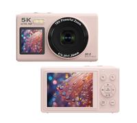 Sxhlseller 5K Digital Cameras for Photography, Dual Screen 80MP UHD WiFi Vlogging Camera, 18x Digital Zoom Auto Focus & Built in Flash, Compact Travel Camara for YouTube Beginners (32GB)