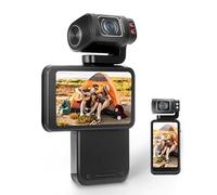 SXHLSELLER 5K Ultra HD Camcorder 3.5" IPS Touchscreen 10x Zoom WiFi Vlogging Camera 180° Rotatable Screen 360min Battery