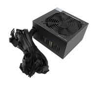 Sxhlseller 600W Computer Power Supply for ATX Case, Dual Core Support with 12cm Black Fan, High Efficiency Gaming PSU for and Vista Systems, Over Voltage Guard