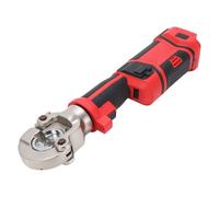 Sxhlseller 60KN Cordless Electric Hydraulic Crimper with Dies for Copper Aluminum Cable Lugs, Rapid One Key Rewind Crimping Tool with LED Display, 360° Rotating Head, Anti-Slip Grip -