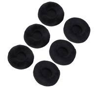 Sxhlseller 6pcs Universal 60mm Velvet Memory Foam Ear Pads Cushions Replacement for ATH-ES55, ATH-SJ1, H6060 H8000, MDR Series Headphones (Black)
