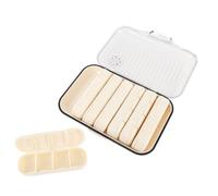 Sxhlseller 7 -Day Drugs, Plastic Highlight of The Weekly Drug Organizer Safely Closing to Travel (28 Grid)