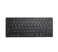 Sxhlseller 78 Keys Wireless Keyboard, Ultra Slim Bluetooth Office Keyboard with Silent Buttons, Portable Mini Desktop Keyboard for Computer Laptop Tablet (Black)