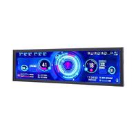 Sxhlseller 8.8 Inch Computer Secondary Screen, 480x1920 IPS PC Sensor Panel Landscape Portrait Supported, CPU GPU Temperature Display for Linux for Wins