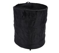 Sxhlseller 90L Folding Trash Container for Camping Outdoor (Black) | Large 90L Capacity, Collapsible Space Saving, Durable Oxford Fabric, Portable Waste Bin, Outdoor Cleanup