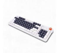 Sxhlseller AI Powered Wired Mechanical Keyboard, 98 Keys Voice Typing Translation RGB Backlit Side Multifunction Knob AI Assistant Key for Office Gaming Writing
