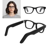 Sxhlseller AI Translation Smart Camera Glasses, Lightweight AI Camera Glasses for Photos Audio Videos, AI Voice Aid, Real Time Translation, 32GB, Smart Glasses for Travel Meeting Trade
