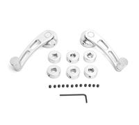 Sxhlseller Alloy Window Handle Crank for Classic Cars, 2pcs (Silver)