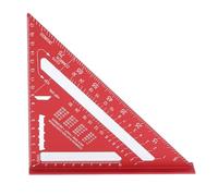 Sxhlseller Aluminum Alloy Square 7 Inch | Double Scale Ruler for Framing,