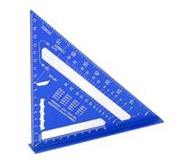 Sxhlseller Aluminum Alloy Square 7 Inch | Double Scale Ruler for Framing,