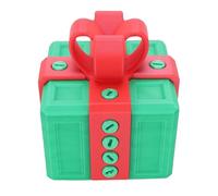 Sxhlseller Annoying 3D Printed Gift Box with Screws, Interactive Funny Prank Screw Present Box for Birthday Xmas Spring Festival (Red+Green)
